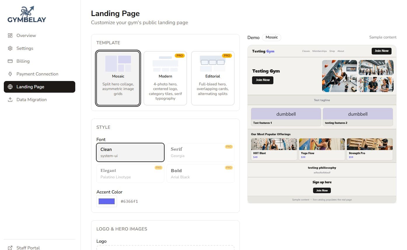 Branded Client Webapp