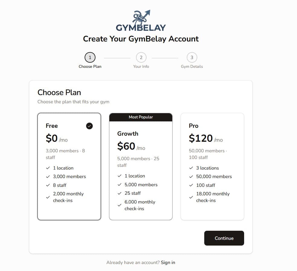 Create your account