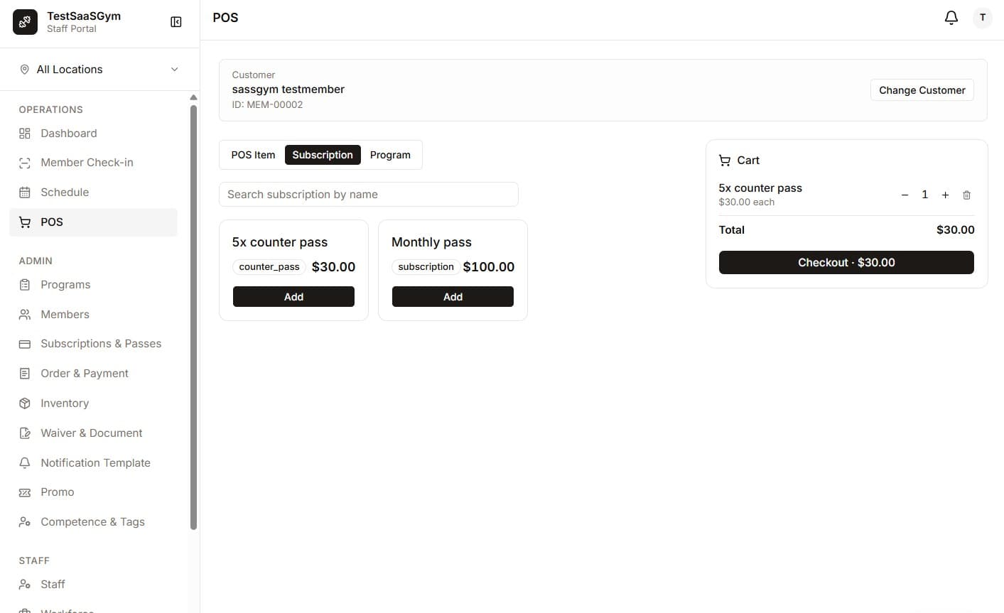 Inventory & POS