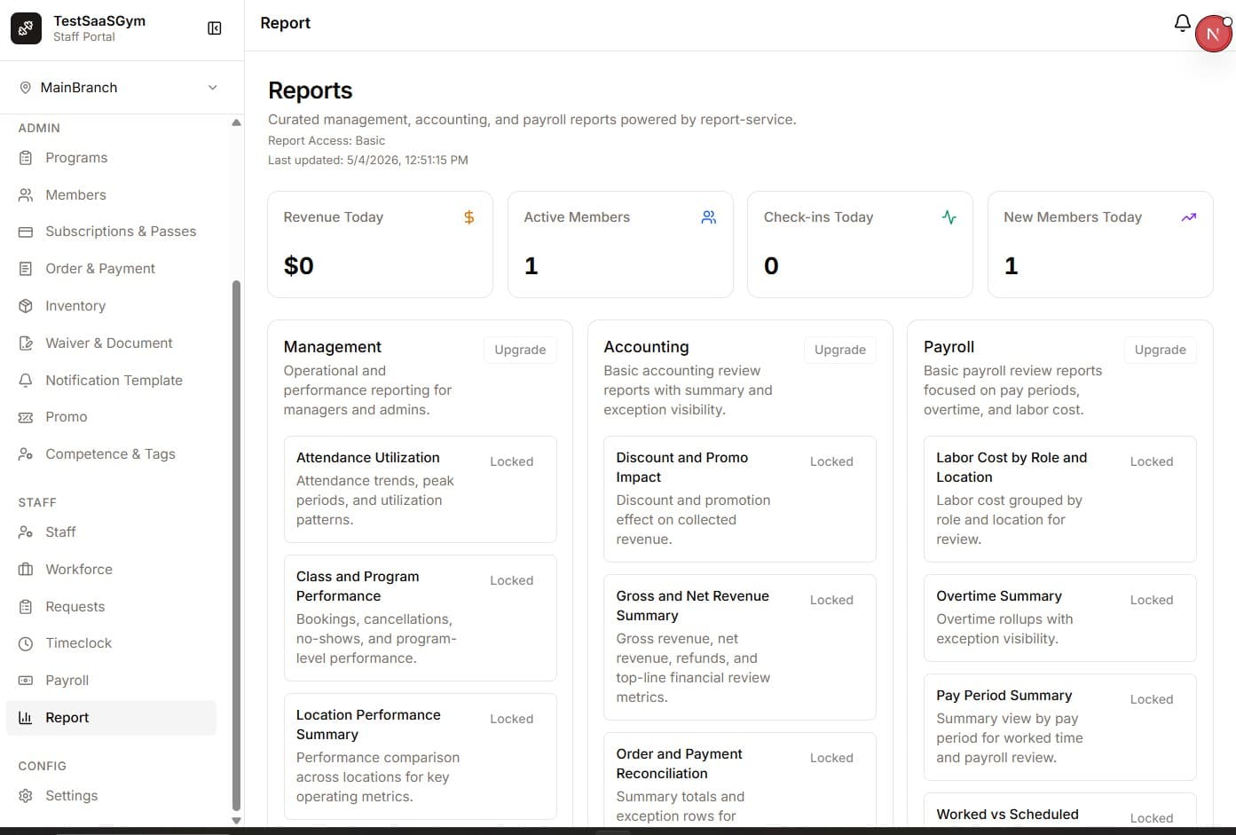 Reports & Analytics