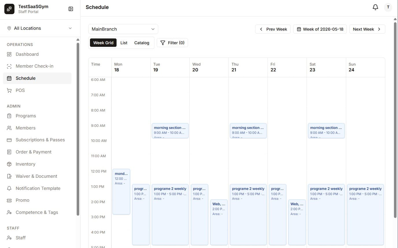 Class Scheduling